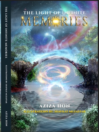 Cover of The Light of Infinite Memories by Aziza Hon — bridge and living light